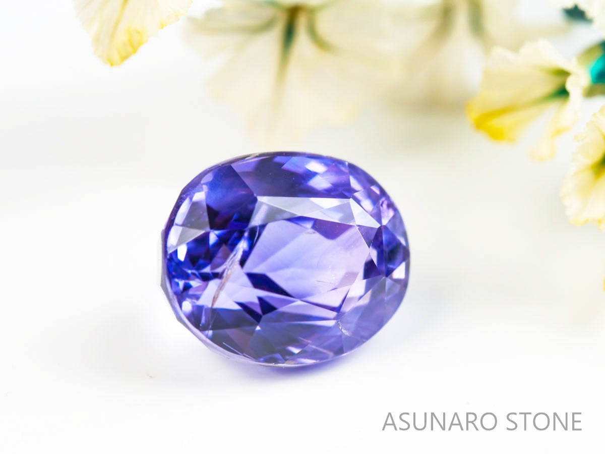 サファイア 　オーバルカット　 スリランカ産　1.28ct【220117-581】