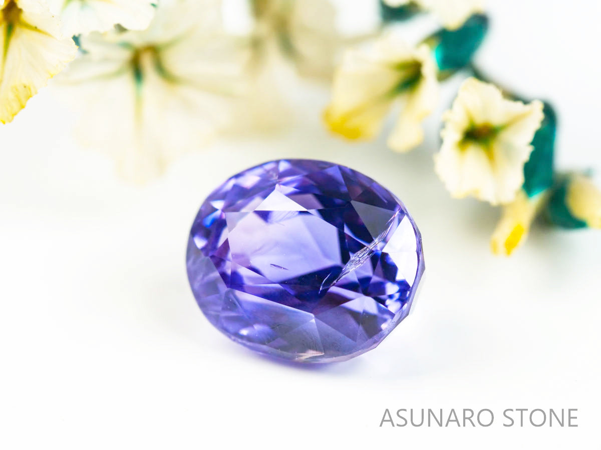 サファイア 　オーバルカット　 スリランカ産　1.28ct【220117-581】