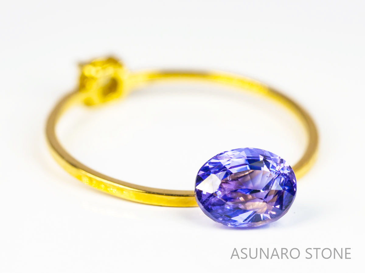 サファイア 　オーバルカット　 スリランカ産　1.28ct【220117-581】