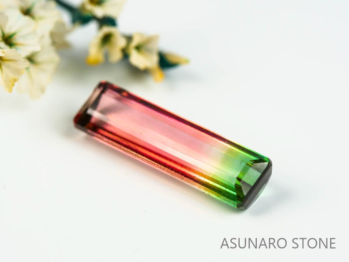 パーティーカラードトルマリン エメラルドカット ブラジル産 3.01ct【220117-584】