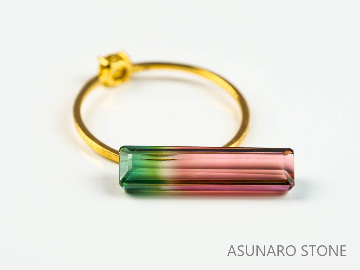 パーティーカラードトルマリン エメラルドカット ブラジル産 3.01ct【220117-584】