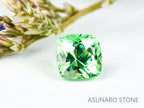 ミントガーネット タンザニア産 　クッションカット 0.43ct【220131-353】