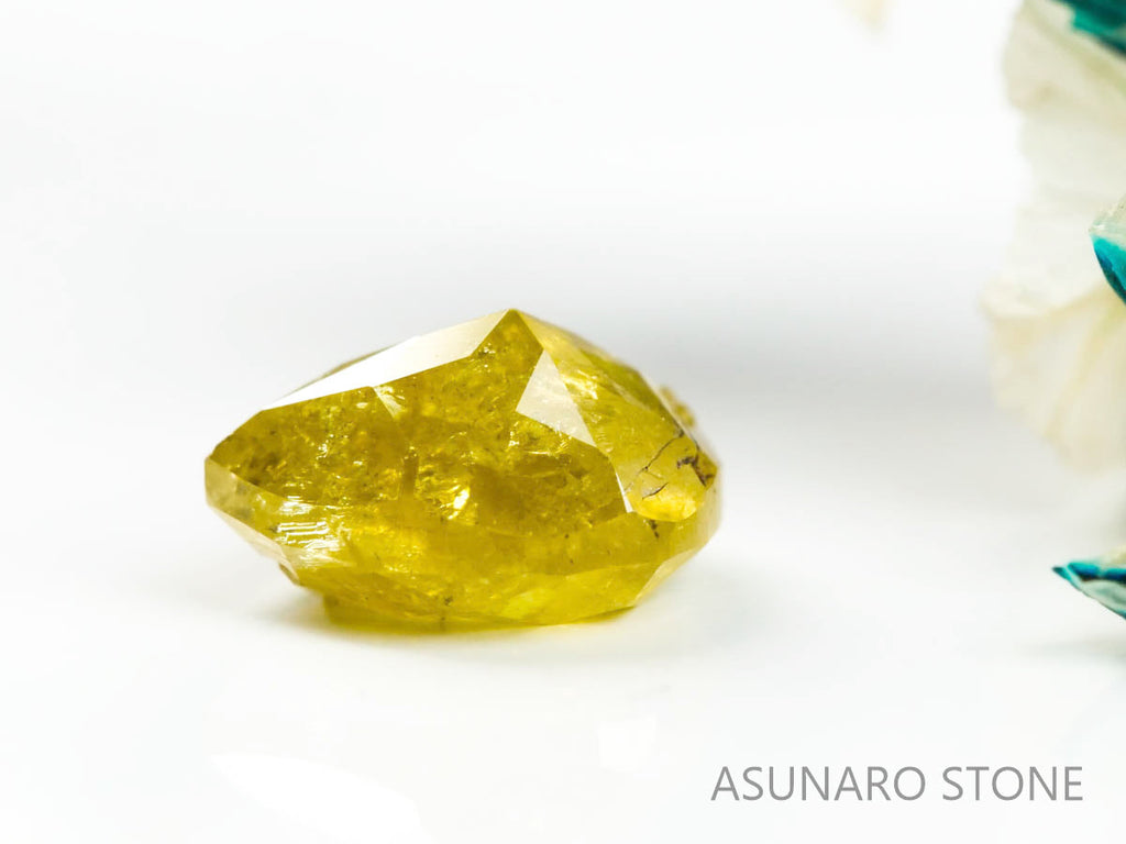 イエローダイヤモンド ローズカット 　0.36ct【220202-480】