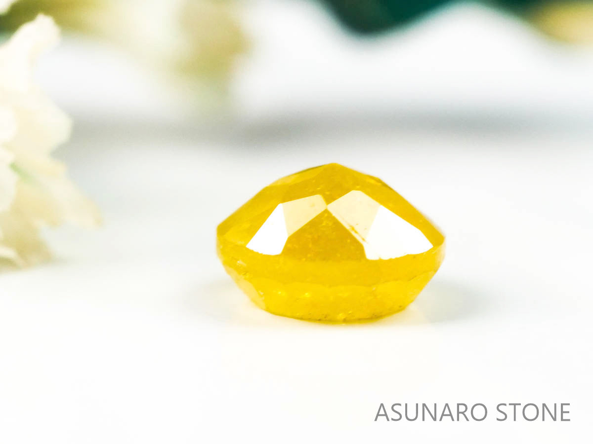 イエローダイヤモンド ローズカット 　0.16ct【220202-298】