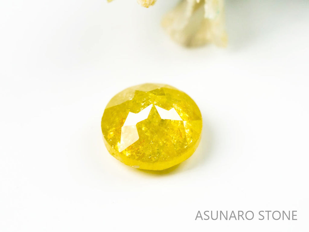 イエローダイヤモンド ローズカット 　0.17ct【220202-299】