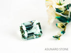 シーフォームトルマリン エメラルドカット アフガニスタン産 0.55ct 【220210-627】