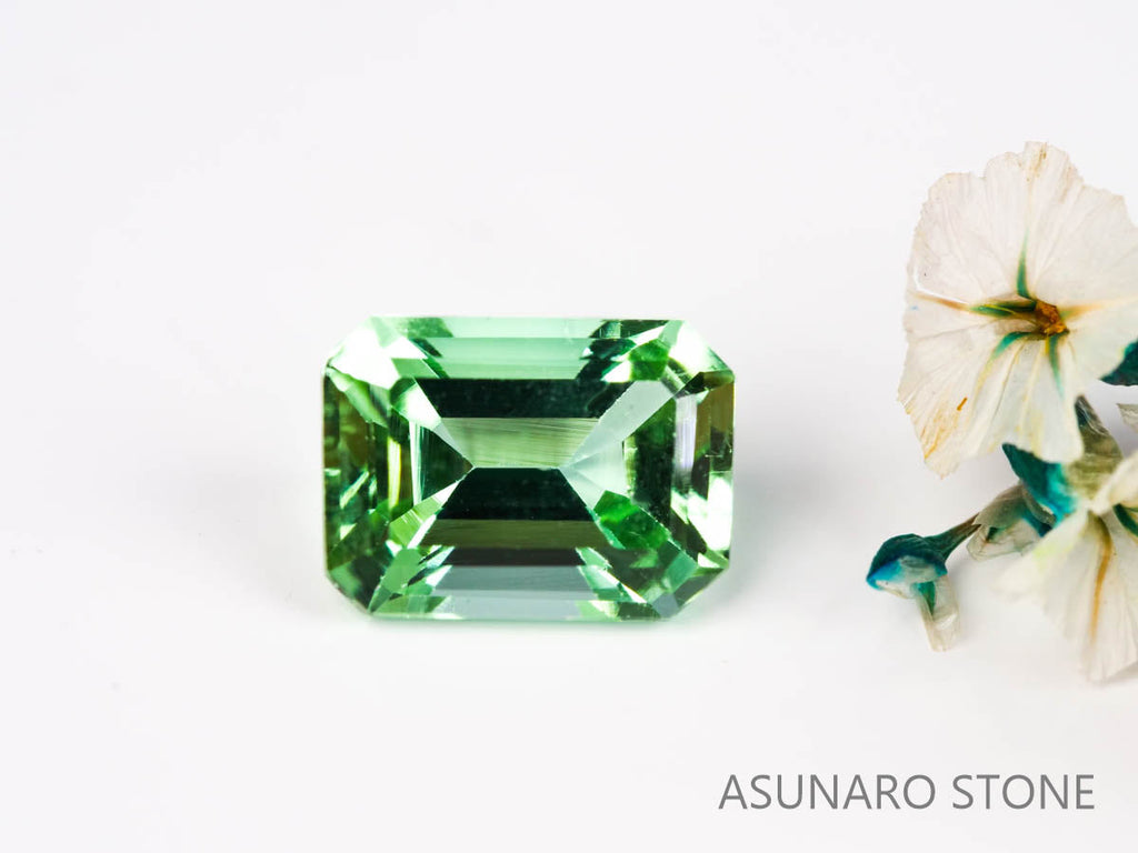 トルマリン エメラルドカット アフガニスタン産 1.08ct   【220210-600】