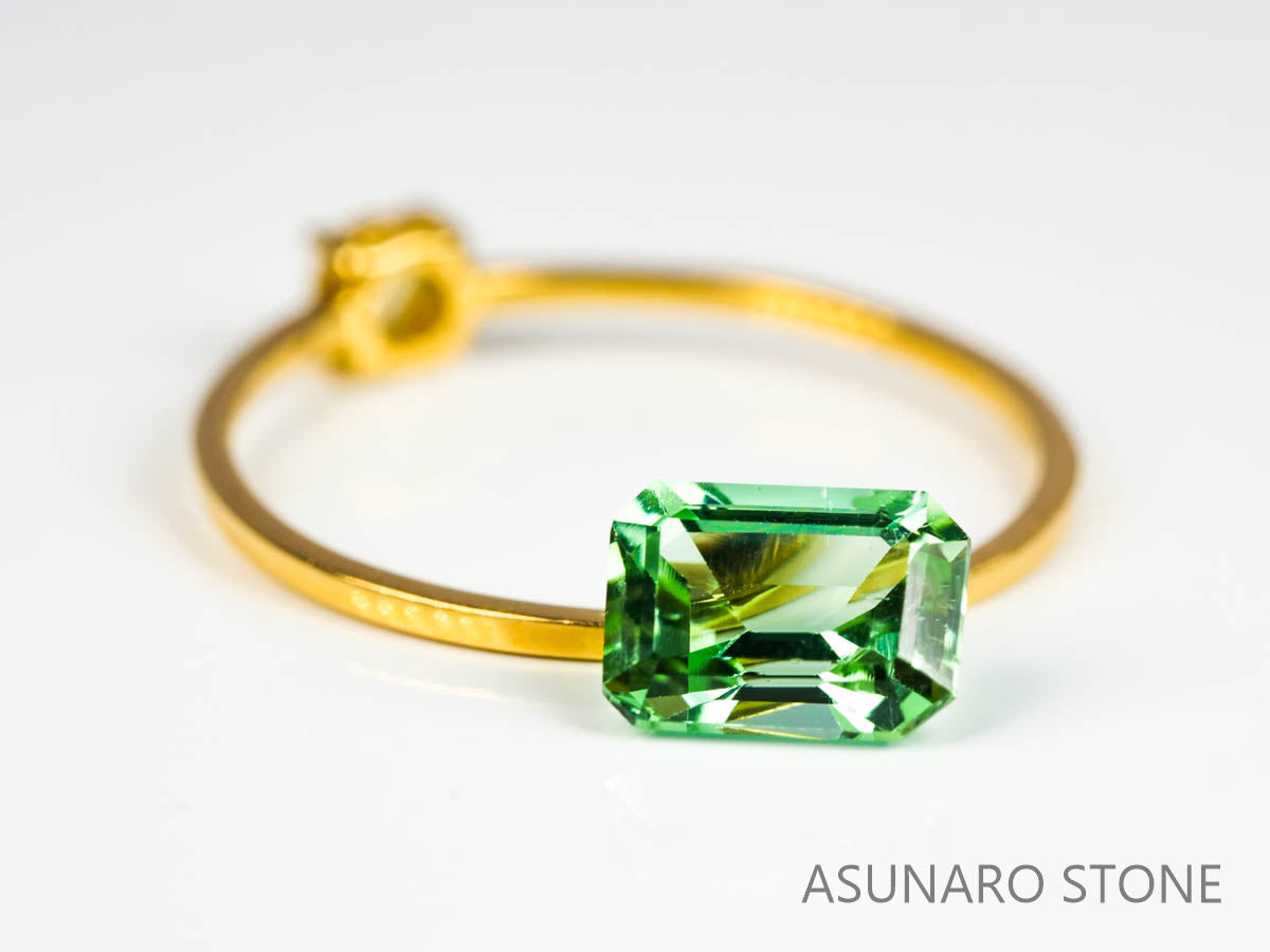 トルマリン エメラルドカット アフガニスタン産 1.08ct   【220210-600】