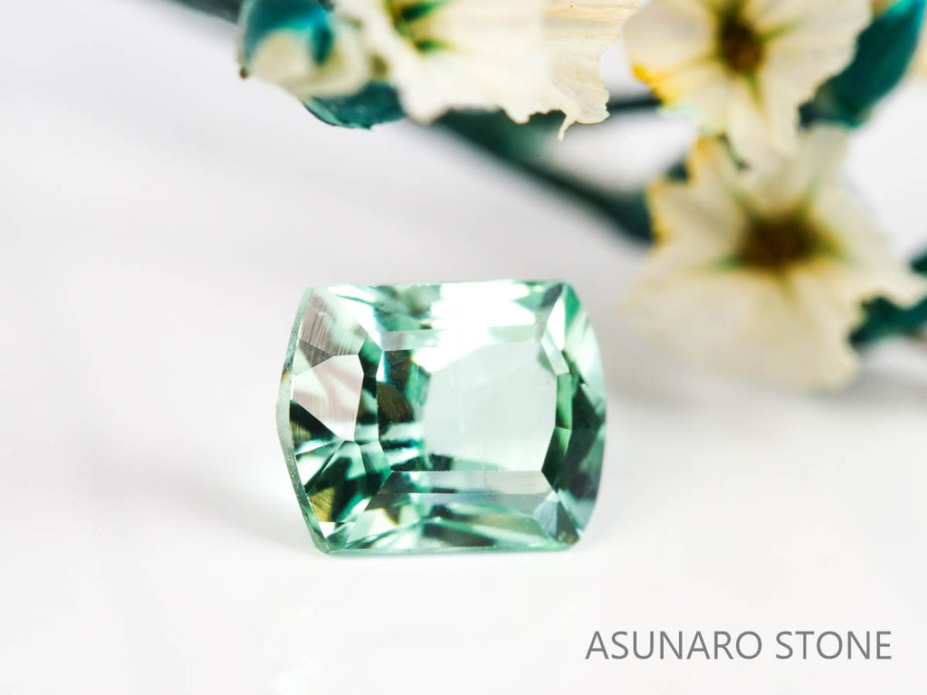 トルマリン アッシャーカット アフガニスタン産 0.75ct   【220210-633】