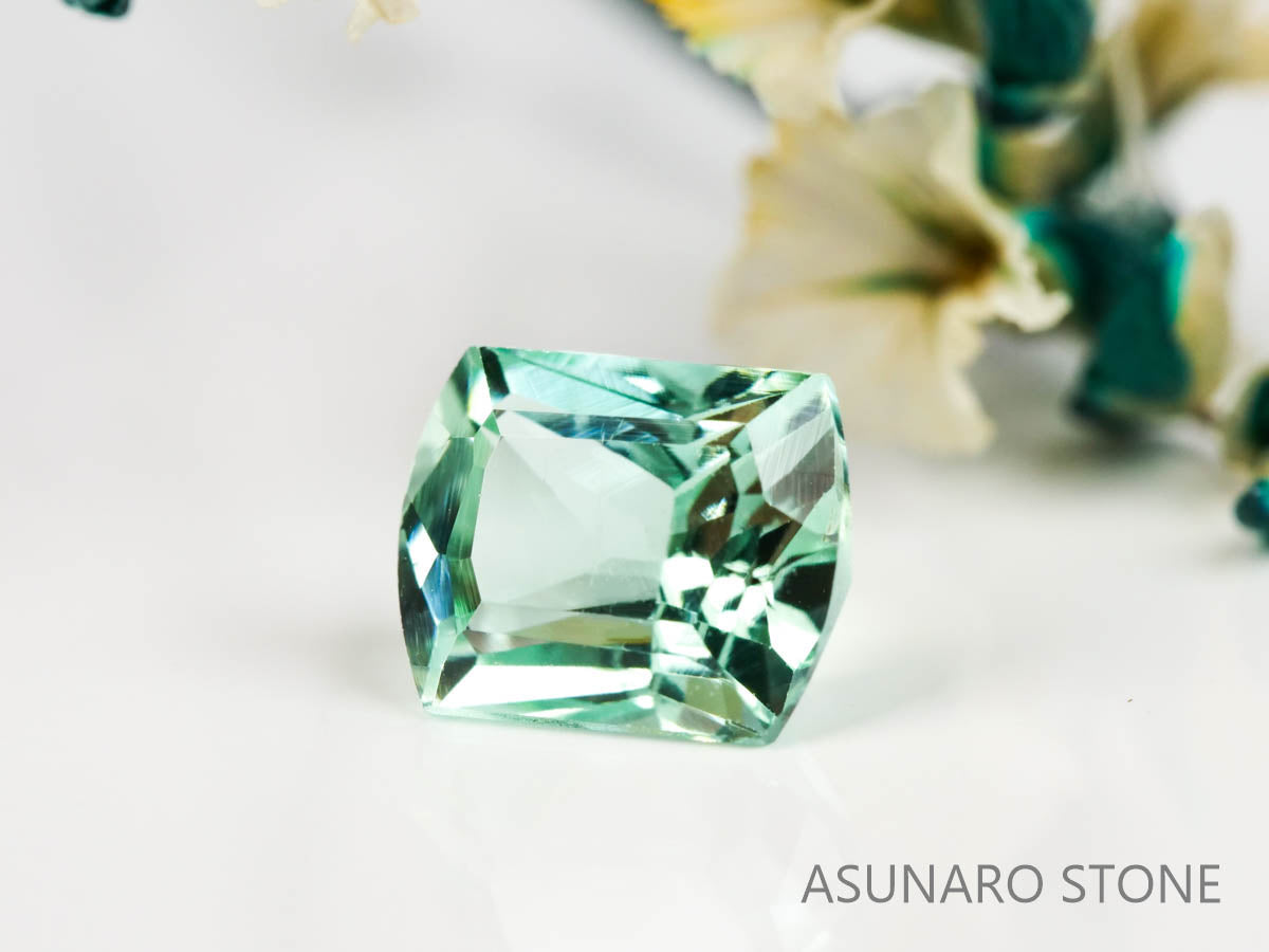 トルマリン アッシャーカット アフガニスタン産 0.75ct   【220210-633】