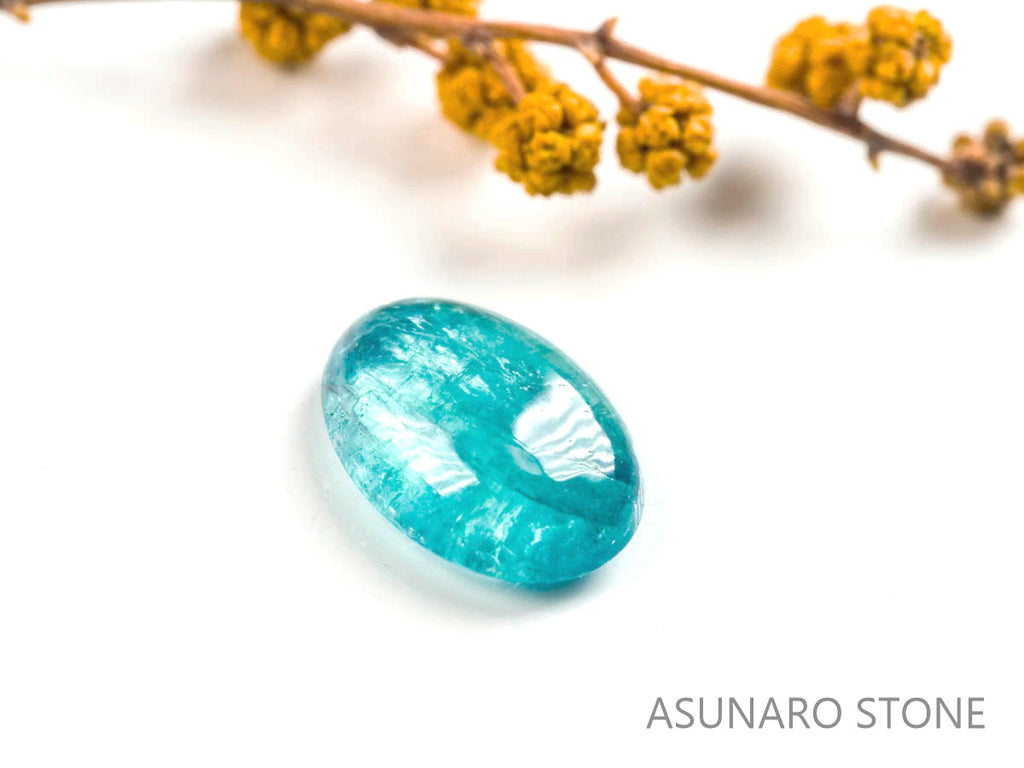 パライバトルマリン カボション ブラジル産 0.74ct   【220214-249】