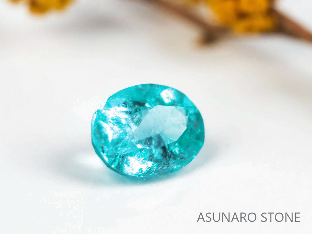 パライバトルマリン　オーバルカット ブラジル産 0.09ct   【220218-485】