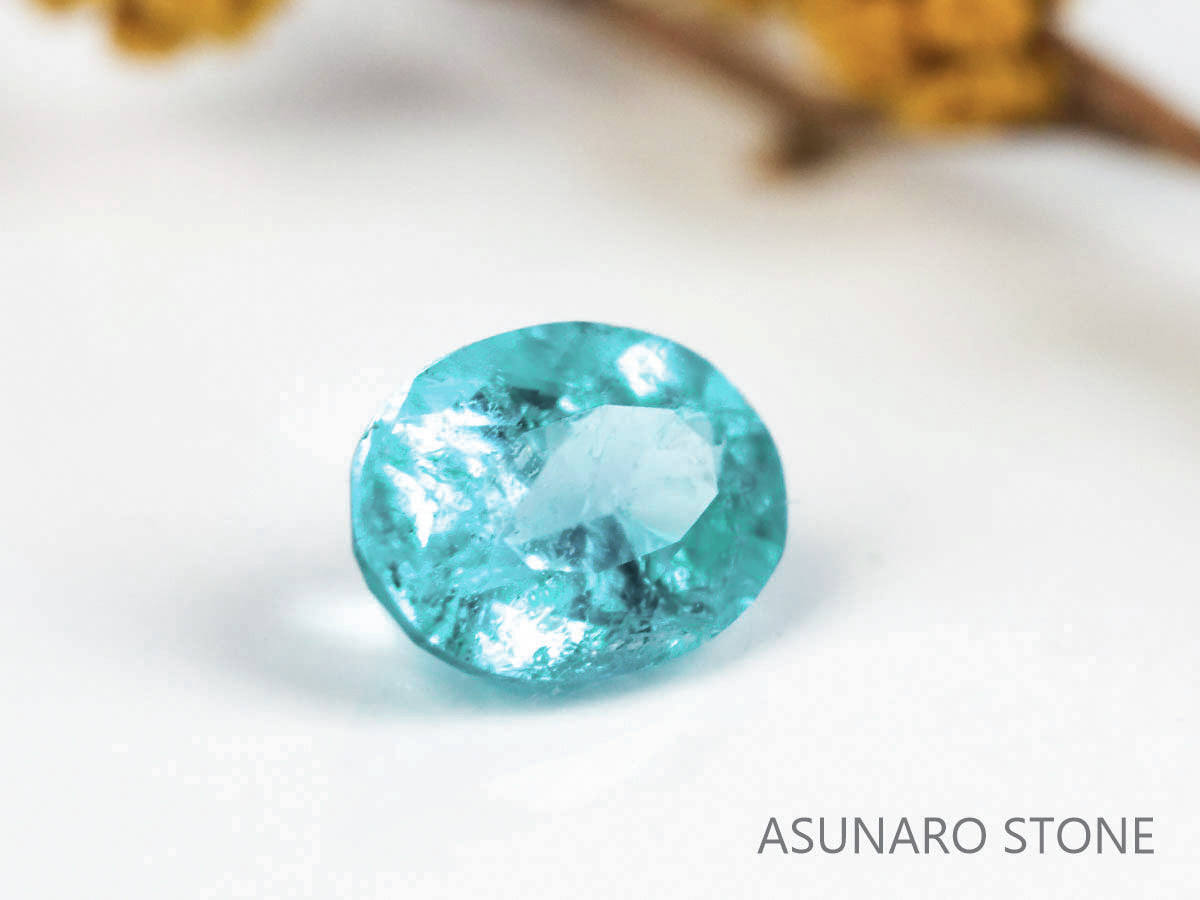 パライバトルマリン　オーバルカット ブラジル産 0.09ct   【220218-485】