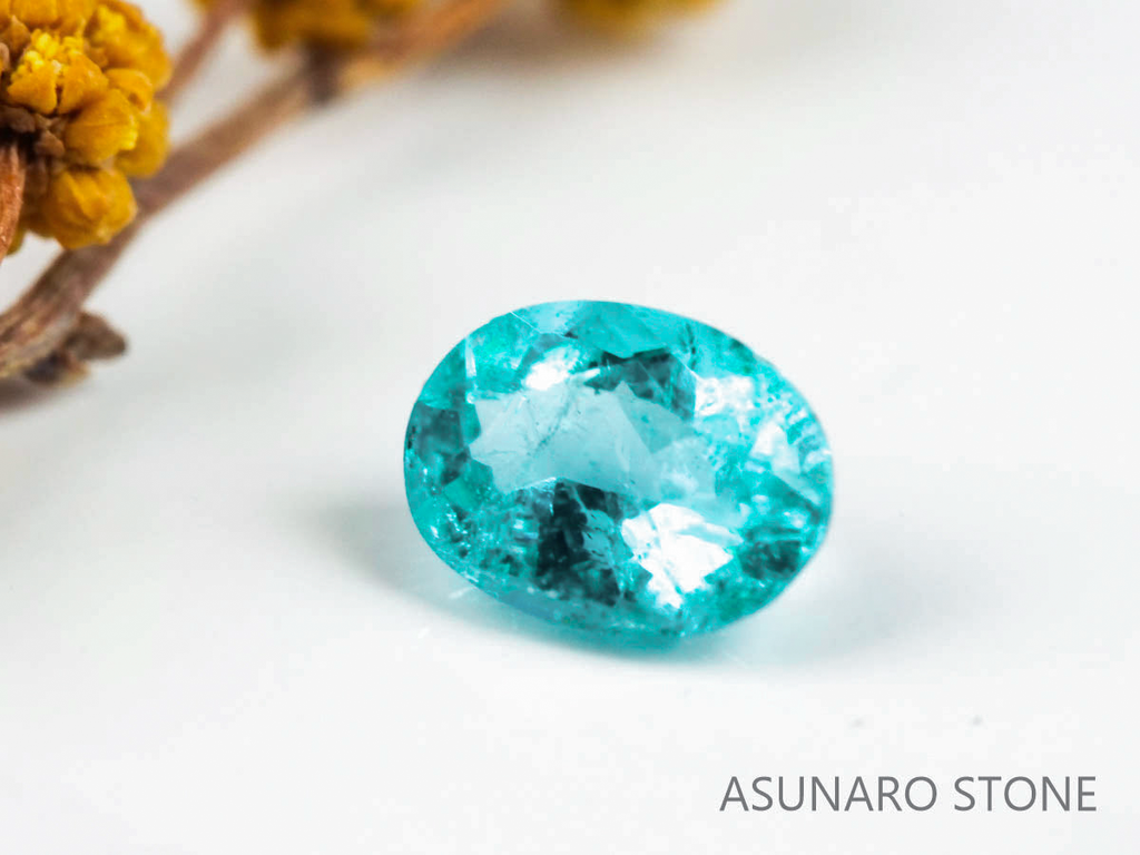 パライバトルマリン　オーバルカット ブラジル産 0.09ct   【220218-485】