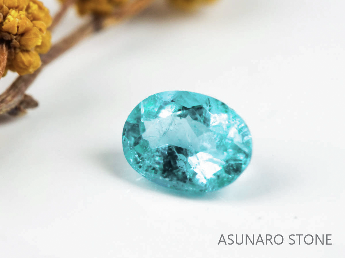 パライバトルマリン　オーバルカット ブラジル産 0.09ct   【220218-485】