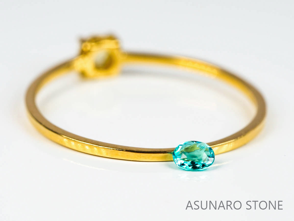 パライバトルマリン　オーバルカット ブラジル産 0.07ct   【220218-486】