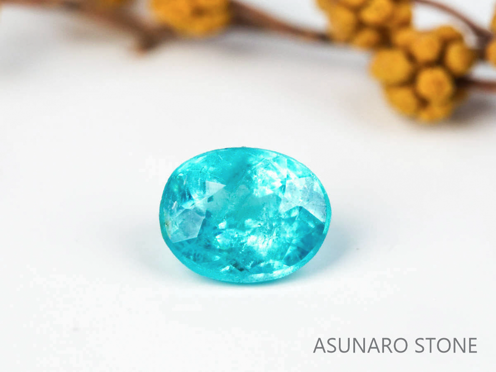 パライバトルマリン　オーバルカット ブラジル産 0.13ct   【220218-487】