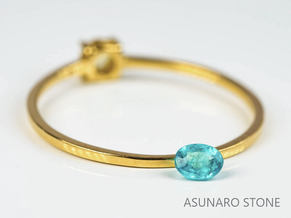 パライバトルマリン　オーバルカット ブラジル産 0.13ct   【220218-487】