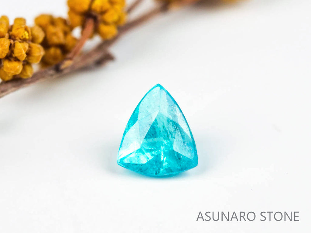 パライバトルマリン　トリリアントカット ブラジル産 0.09ct   【220218-488】