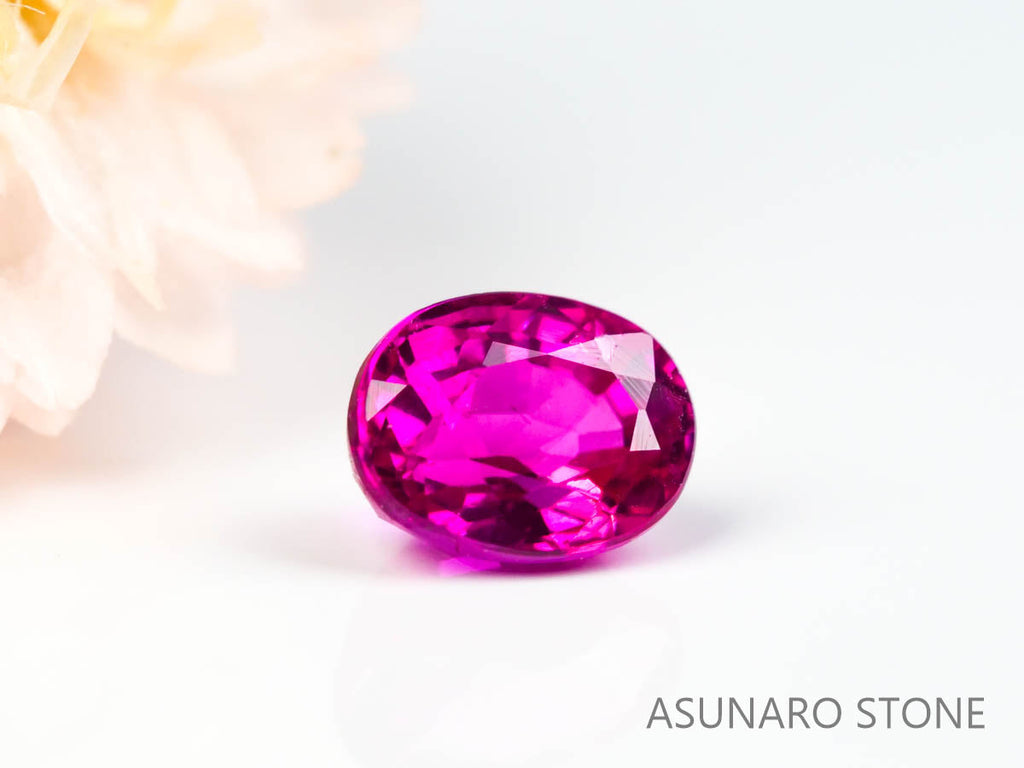 ルビー　オーバルカット ビルマ産 0.22ct   【220218-304】