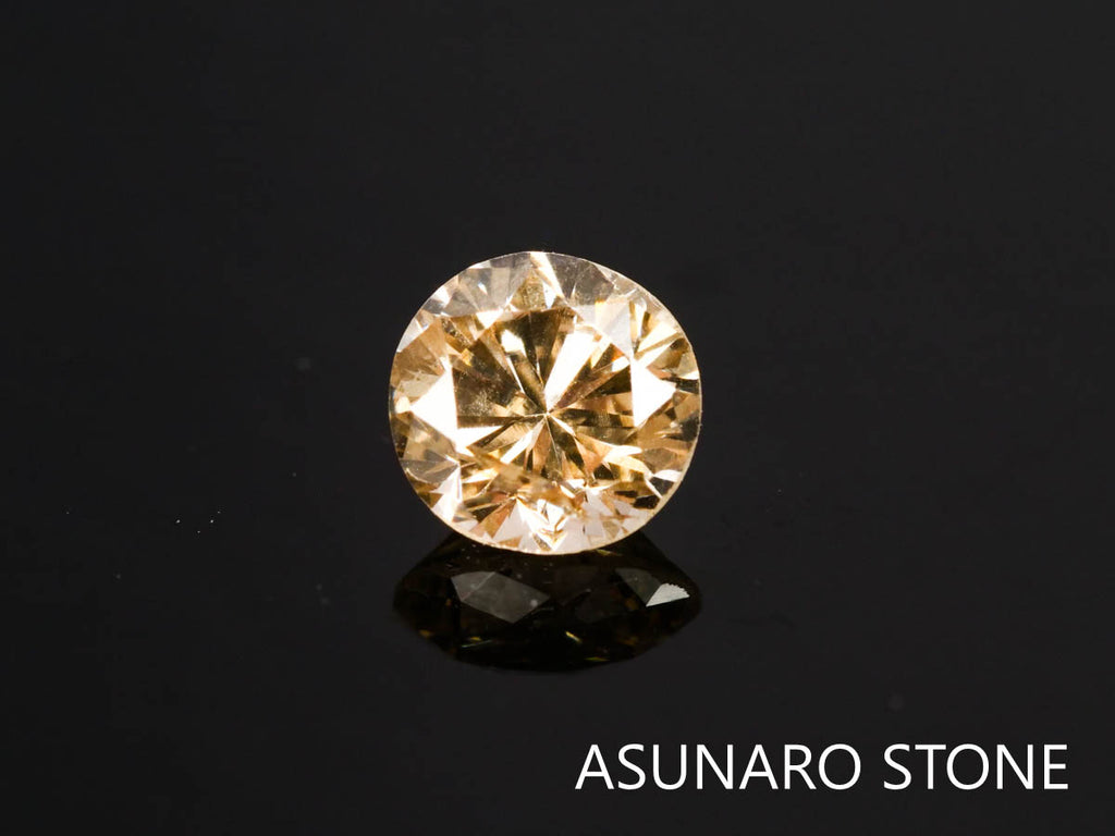 シャンパンカラーダイヤモンド ラウンドカット 　0.29ct　【220317-439】