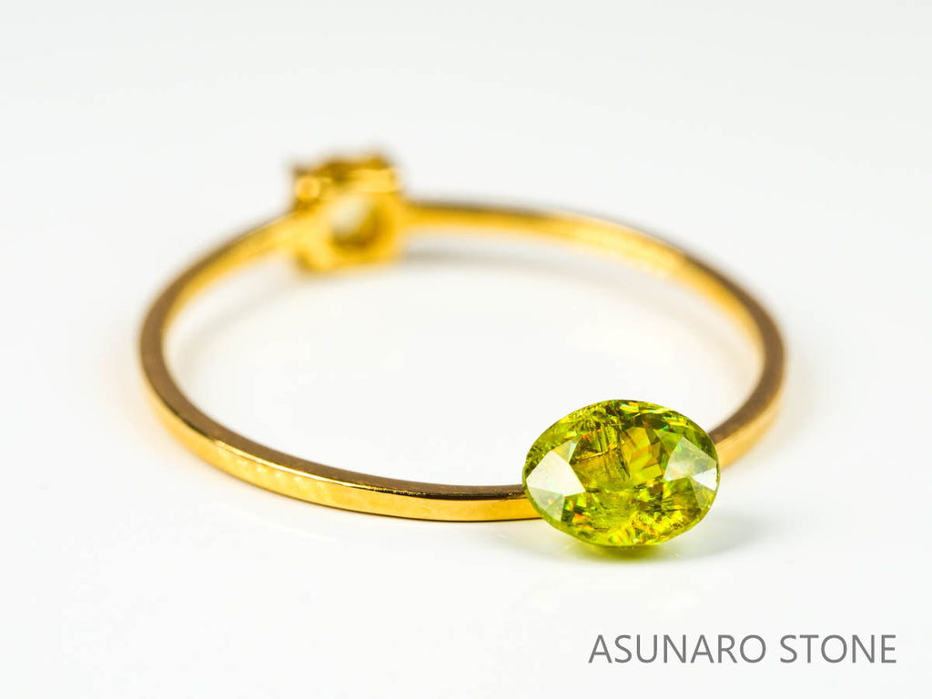 スフェーン オーバルカット マダガスカル産 0.48ct　【220317-338】