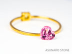 ピンクトルマリン ハートカット ブラジル産  0.46ct　【220330-446】