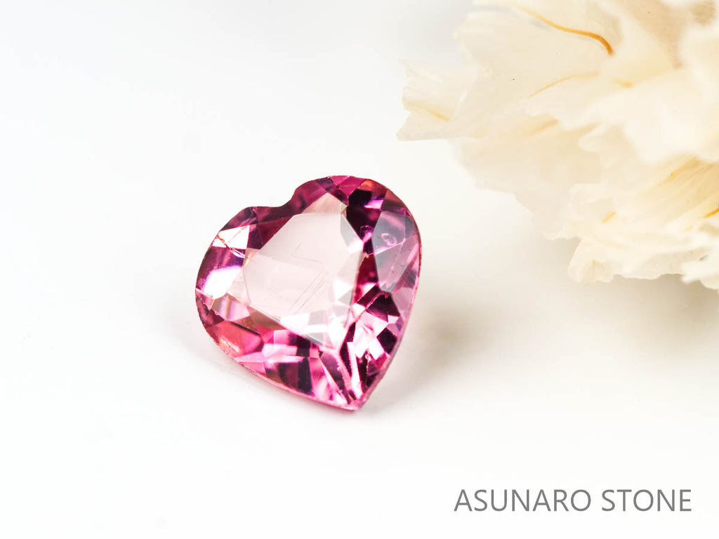 ピンクトルマリン ハートカット ブラジル産  0.44ct　【220330-451】