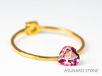 ピンクトルマリン ハートカット ブラジル産  0.44ct　【220330-451】