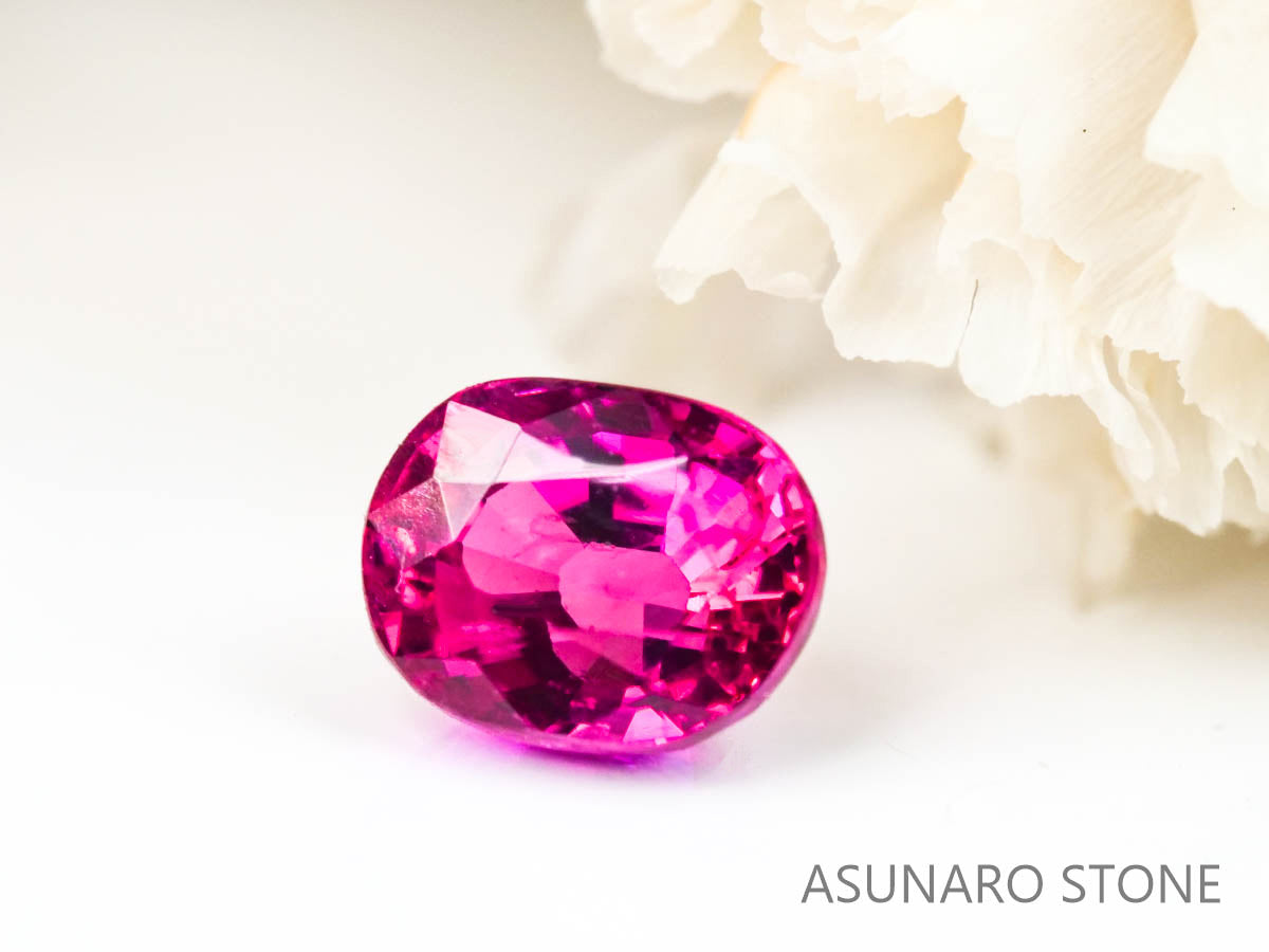 ルビー　オーバルカット ビルマ産 0.38ct   【220330-306】