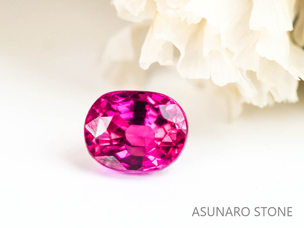 ルビー　オーバルカット ビルマ産 0.38ct   【220330-306】