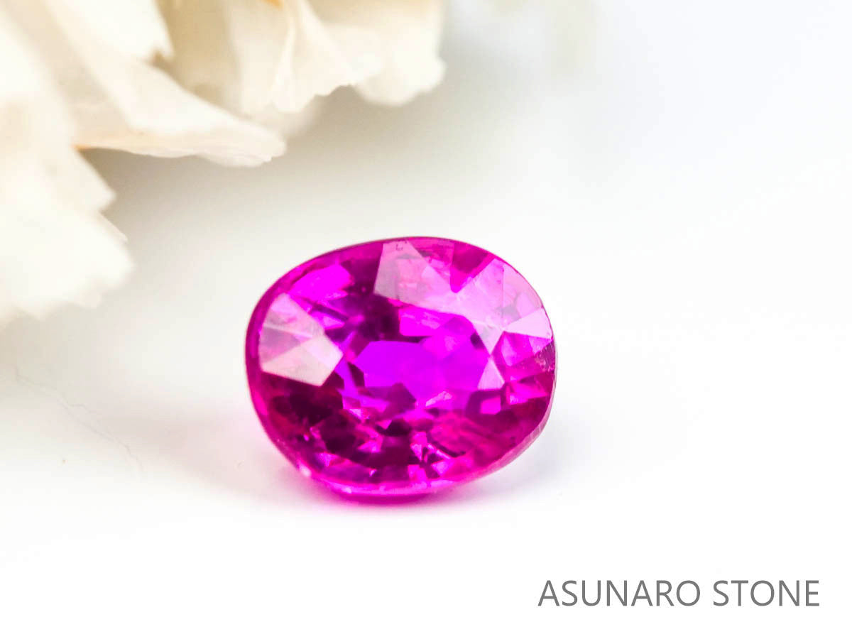 ルビー　オーバルカット ビルマ産 0.25ct   【220330-307】