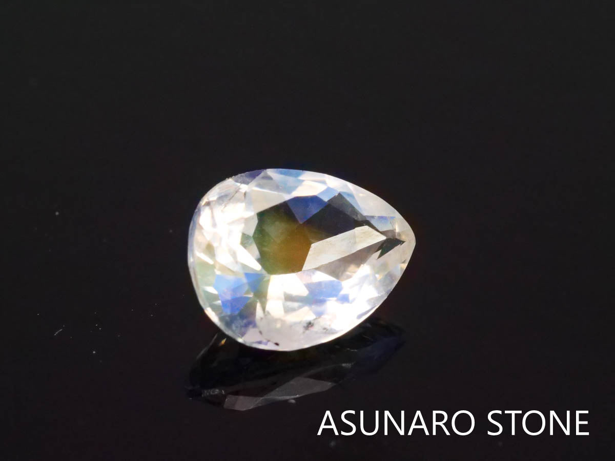 アンデシンラブラドライト  ペアシェイプ　マダガスカル産　　0.96ct【220404-617】