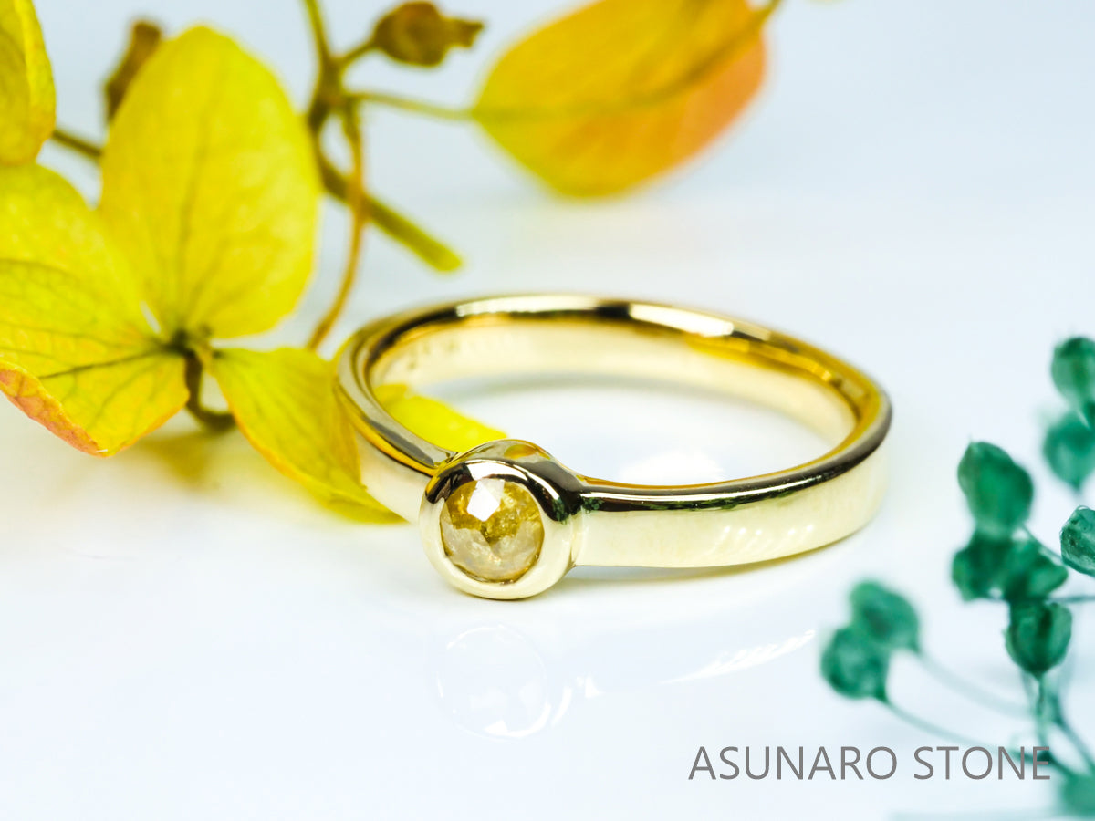 【お仕立て用】空枠番号：2941C　約2.3mm幅　鏡面　リング枠　ダイヤなし【オーダージュエリー用】