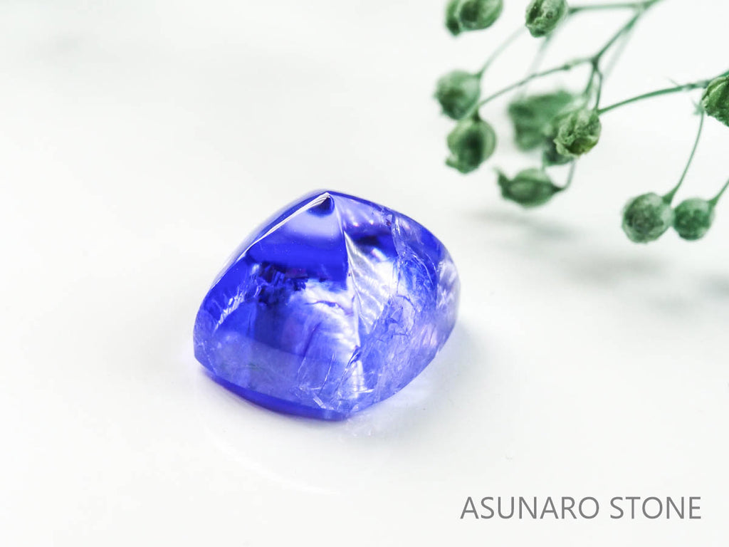 タンザナイト  シュガーローフカット　タンザニア産　　5.22ct【2200506-641】