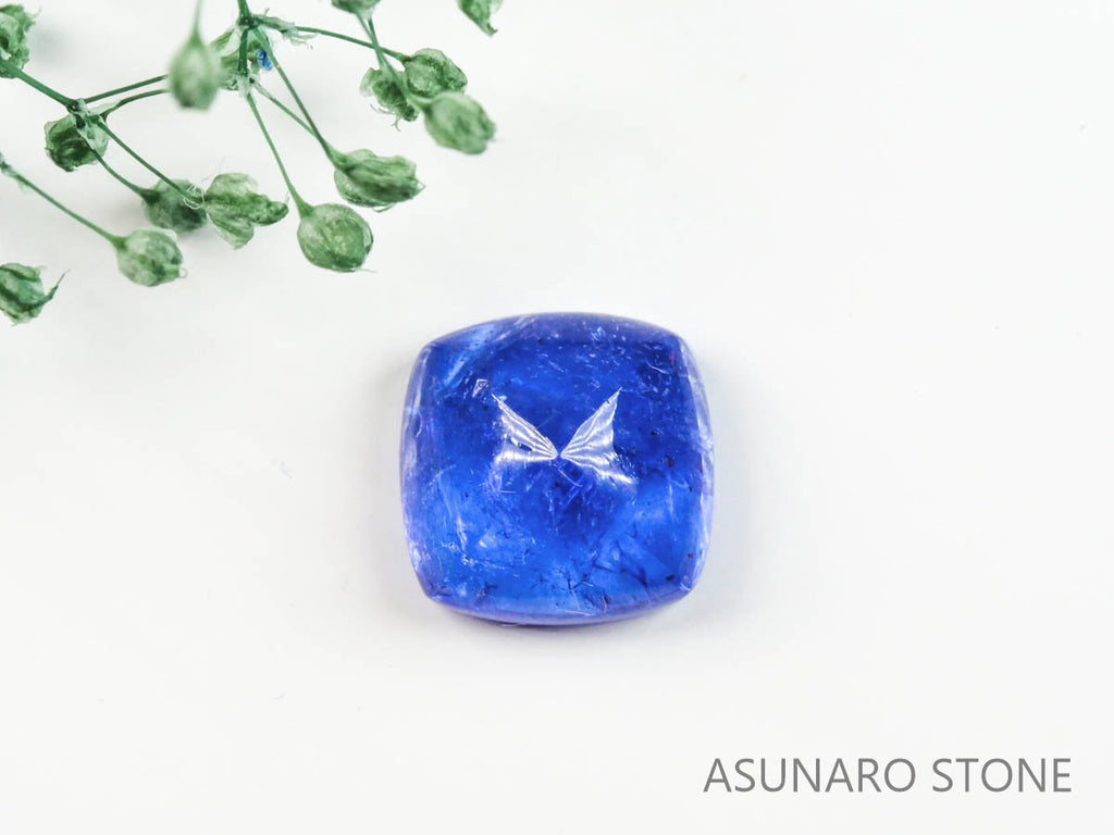 タンザナイト  シュガーローフカット　タンザニア産　　4.01ct【2200506-642】