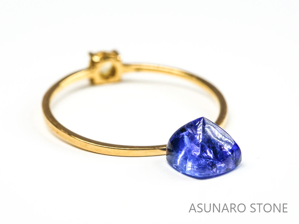 タンザナイト  シュガーローフカット　タンザニア産　　1.58ct【2200506-644】