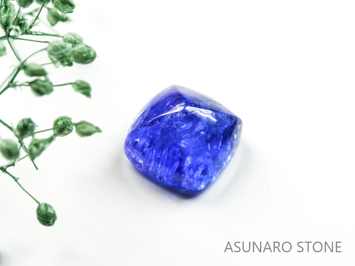 タンザナイト シュガーローフカット タンザニア産 4.46ct【2200506-647
