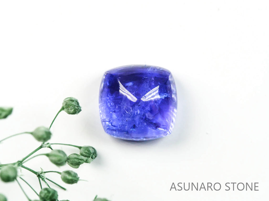 タンザナイト  シュガーローフカット　タンザニア産　　3.42ct【2200506-648】