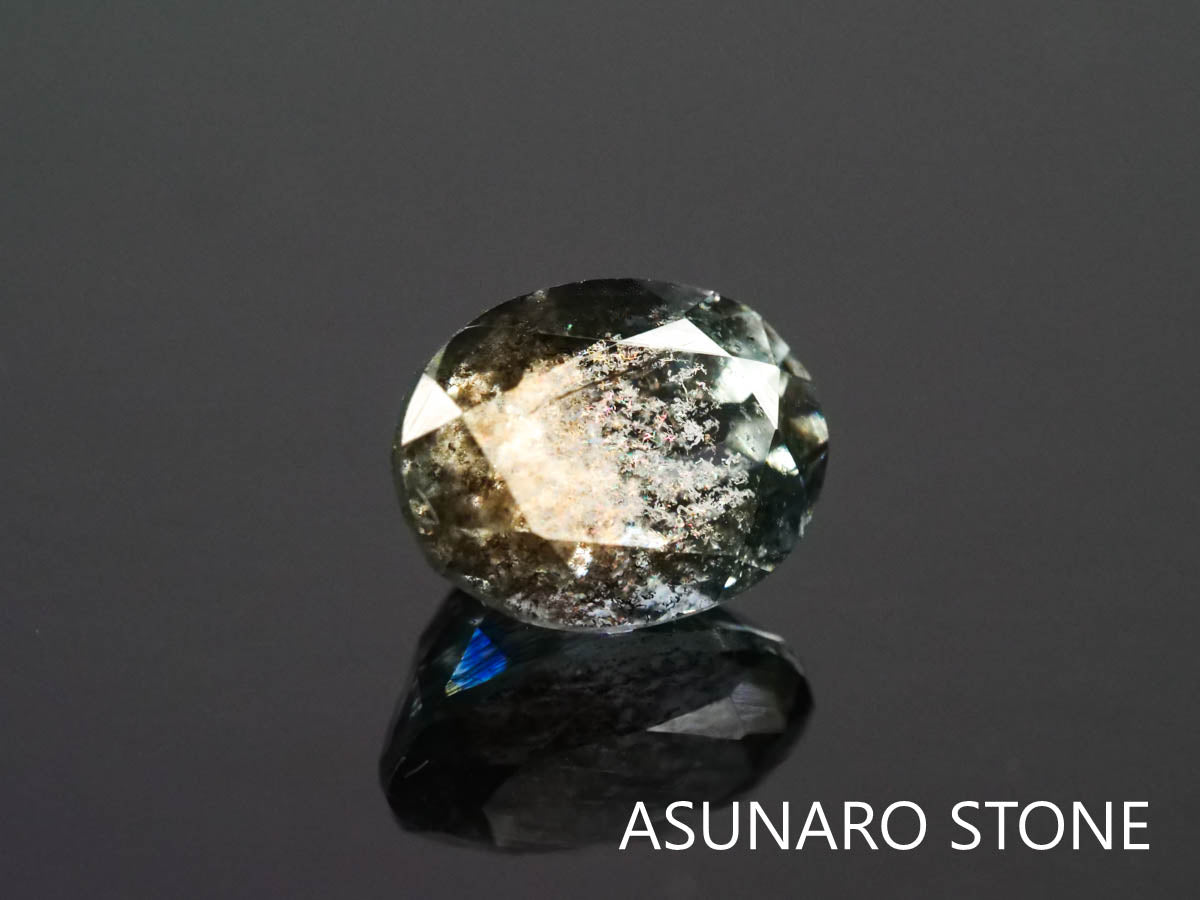 アクアマリンサンストーン オーバルカット　ブラジル産　　1.41ct【2200509-652】