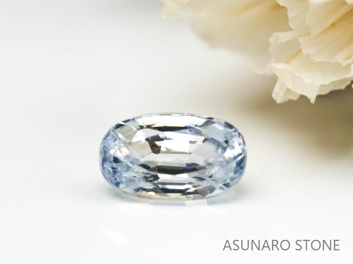 サファイア 　オーバルカット　 スリランカ産　0.39ct【220516-661】