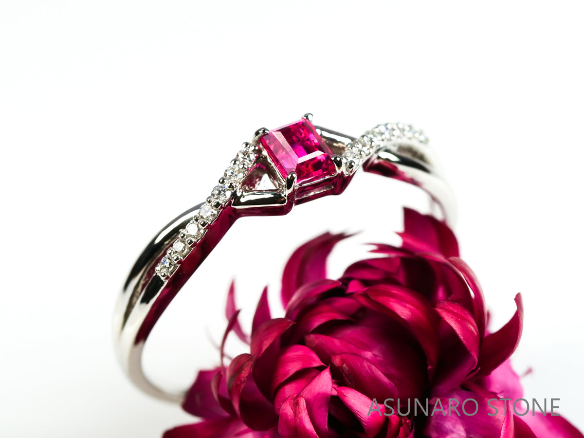 【お仕立て用】空枠番号：4606C リング枠【オーダージュエリー用】