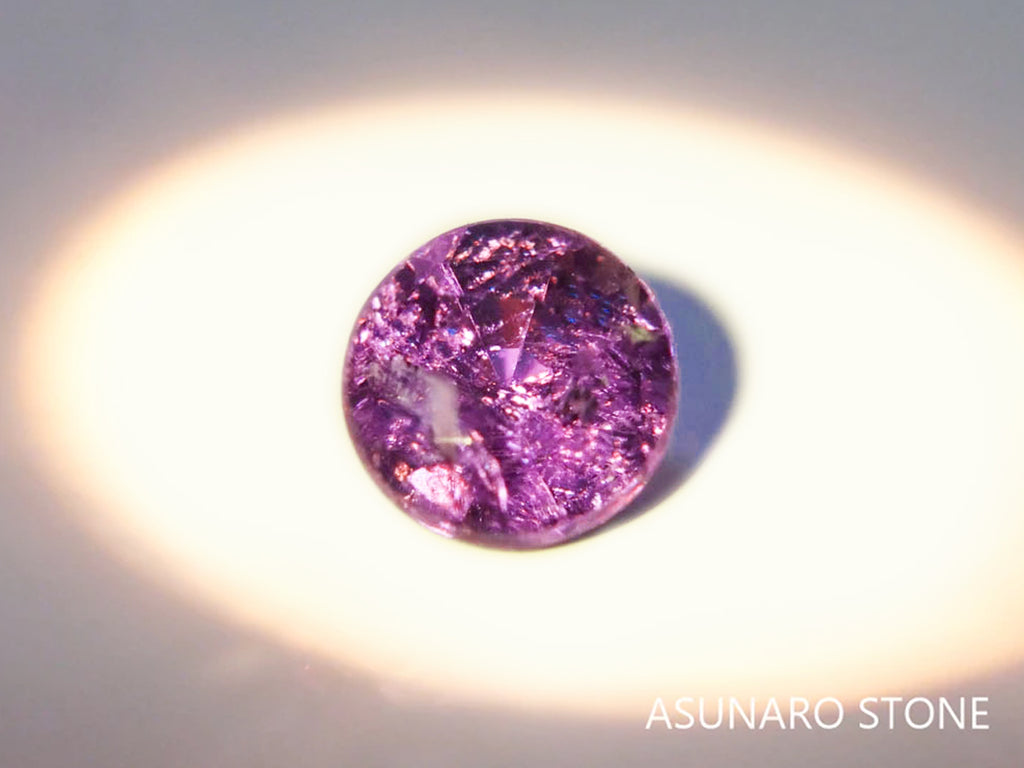 アレキサンドライト　ラウンドカット　 ブラジル産　0.10ct【220518-663】