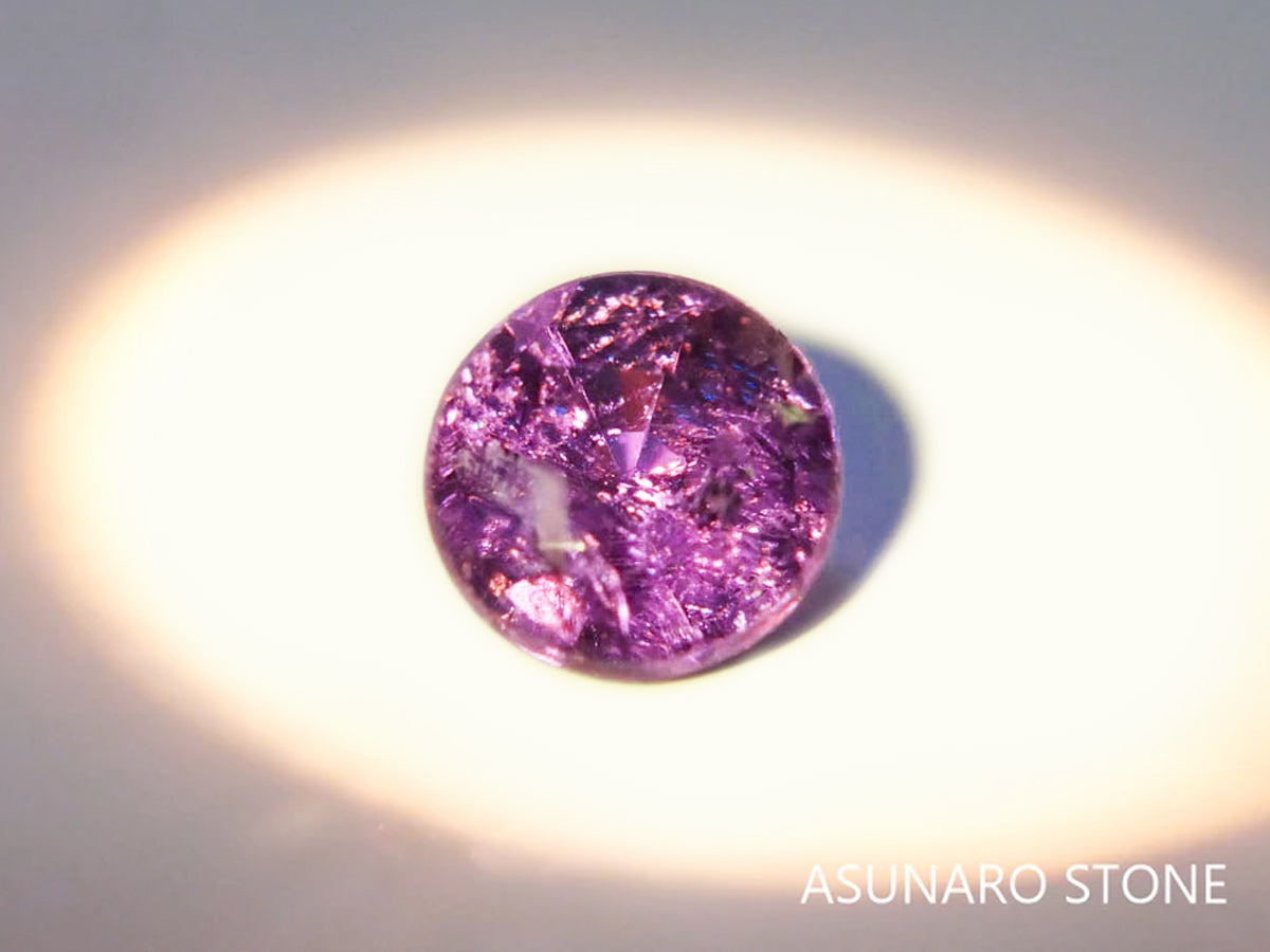 アレキサンドライト　ラウンドカット　 ブラジル産　0.10ct【220518-663】