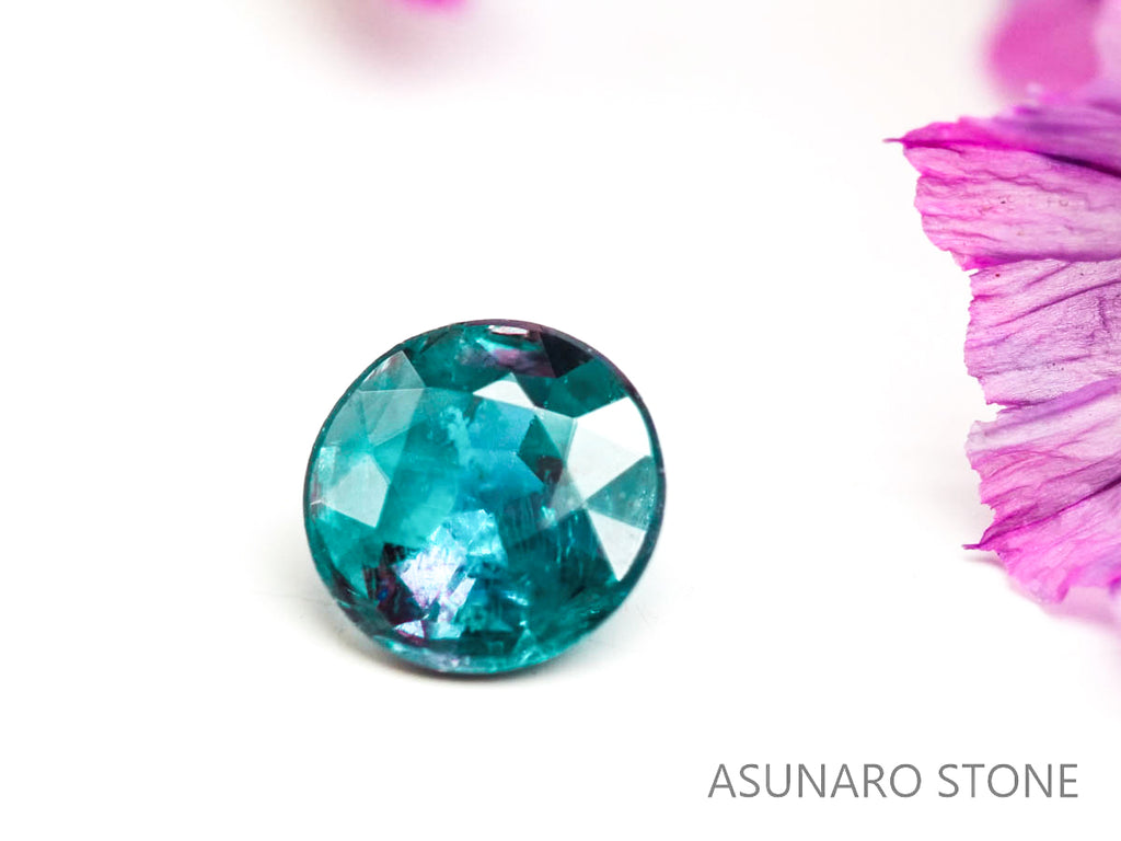 アレキサンドライト　ラウンドカット　 ブラジル産　0.07ct【220518-665】