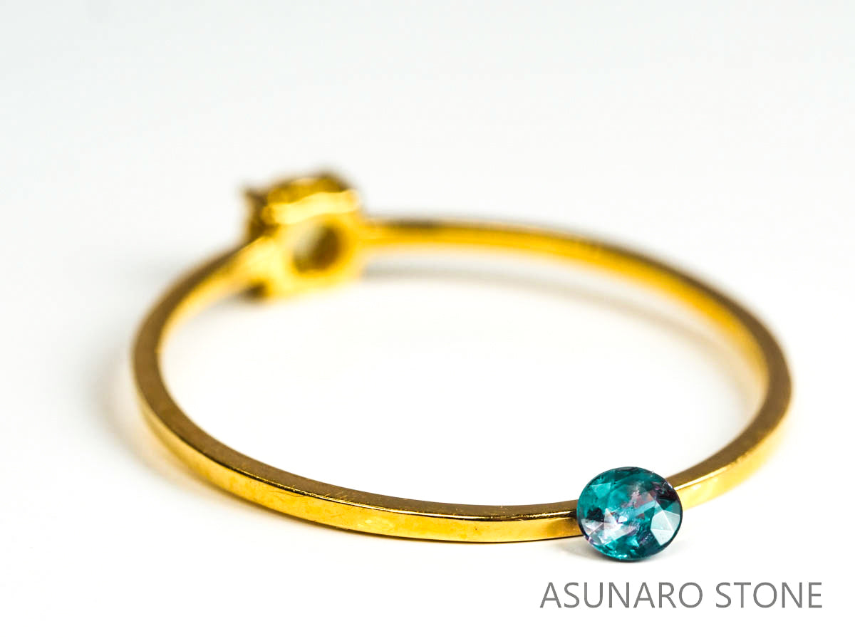 アレキサンドライト　ラウンドカット　 ブラジル産　0.07ct【220518-665】