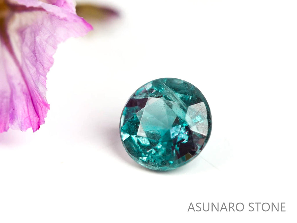 アレキサンドライト　ラウンドカット　 ブラジル産　0.08ct【220518-667】