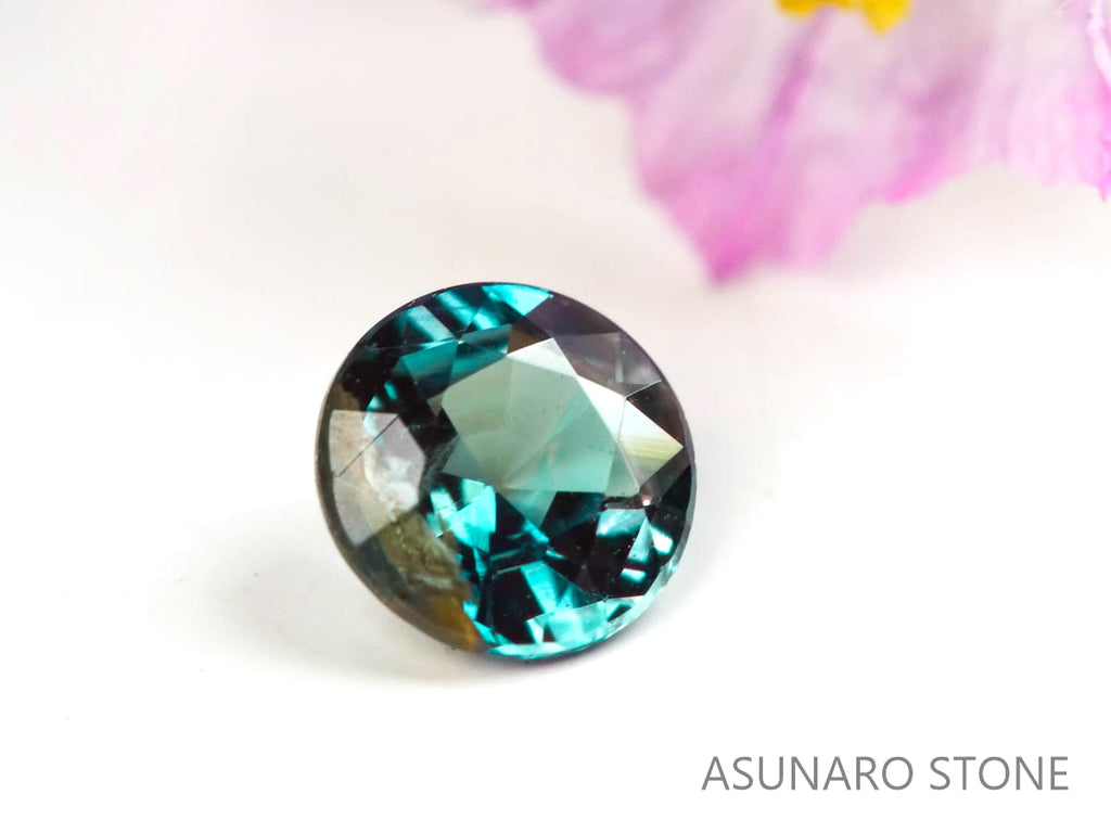 アレキサンドライト　ラウンドカット　 ブラジル産　0.08ct【220518-668】