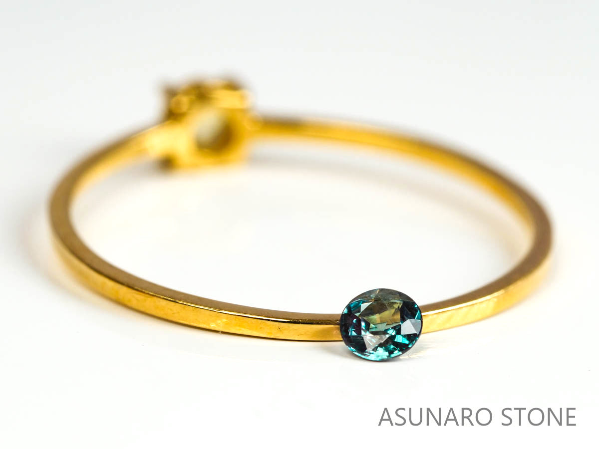 アレキサンドライト　ラウンドカット　 ブラジル産　0.08ct【220518-668】