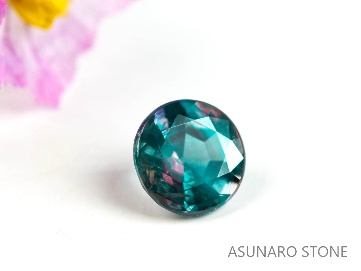 アレキサンドライト　ラウンドカット　 ブラジル産　0.13ct【220518-670】